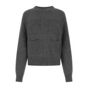 Hyggelig Mørkegrå Oversize Sweater