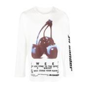 Cherry Print Grafisk T-shirt