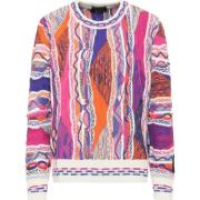 Constantina Jacquard Rund Hals Sweater