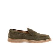 Grøn Ruskind Hybrid Loafer - Størrelse 40