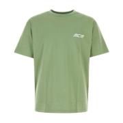 Grøn Bomuld Oversize T-Shirt, Afslappet Stil