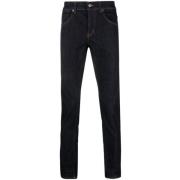 Slim-Fit Indigo Blue Jeans