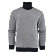 Blå Sweaters med U Ciclista Microfantasia