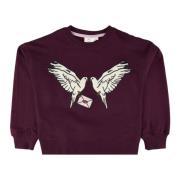 Dove Oversize Sweatshirt - Winetasting