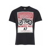 Legendarisk A7 T-shirt med vintage logo tryk