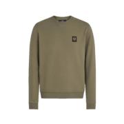 Klassisk Olive Sweatshirt med Bouclé Bomuld