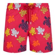 Moorea Badeshorts Ronde Des Tortues Burgundy