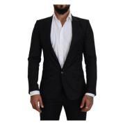 Sort uldformel frakke Martini blazer