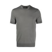 Grå T-shirt - 100% bomuld