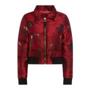 Ruby Jacquard Puffer Bomber