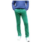 Slim Fit Fløjl Bomuld Chino Bukser