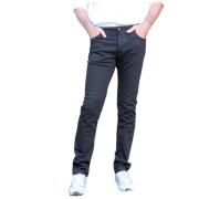 Slim Fit Jeans i Bomuldsblanding