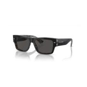 Modern Rectangular Sunglasses with Military Pattern