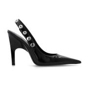 ‘Cosmo’ glansfulde pumps