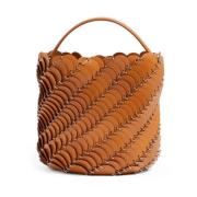 Mellem Cognac Clutch