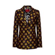 Ruby Brocade Blazer