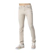 Beige Slim Fit Jeans