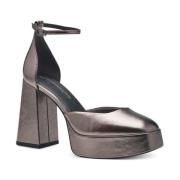 Elegante Lukkede Metallic Pumps