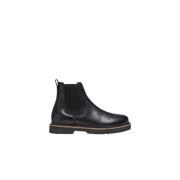 Sorte Chelsea boots i Highwood læder