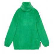 Grøn Mohair Jumper Kjole