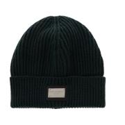 Beanie med logo patch