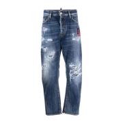 Marineblå Bro Jeans