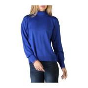 Solid Uld Turtleneck Sweater