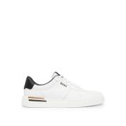 hvide sneakers med farvede striber