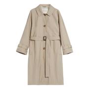 Beige Vandtæt Trenchcoat