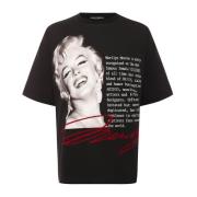 Sort Marilyn Monroe T-shirt til mænd