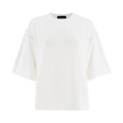 Elegant T-shirt med diamantbroderi