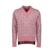 Oversize Diamond Jacquard Sweater