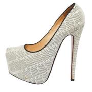 Pre-owned Rattan heels