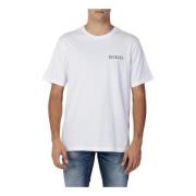 Hvid Print T-Shirt