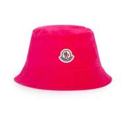 Terry Bucket Hat med Logo Patch