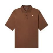 Kaffebrun Fade Face Polo Shirt