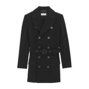 Dobbeltbrystet Saharienne Blazer