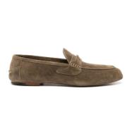 Interlocking G-detaljerede Suede Loafers