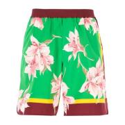 Blomsterprint Bermuda Shorts