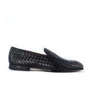 Sorte Læder Penny Loafers