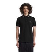 Sort Twin Tipped Polo Shirt