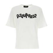 Hvid bomuld T-shirt