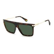 Dark Havana/Green Sunglasses