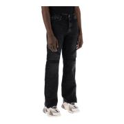 Mx-3 jeans med mesh-indsatser