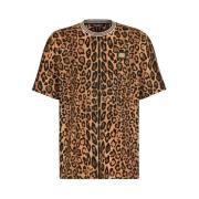 Leopard Print Jersey T-Shirt