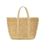 Håndlavet Raffia Bubble Tote