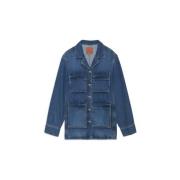 Artic Blue Denim Jakke