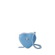 Blå Heart Crossbody Taske