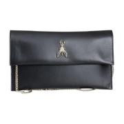 Sort Pochette med Gyldent Flylogo