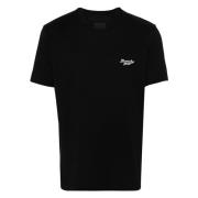 Logo-broderet T-shirt